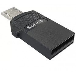 SanDisk OTG Dual Drive 16 GB Pen Drive  (Black)